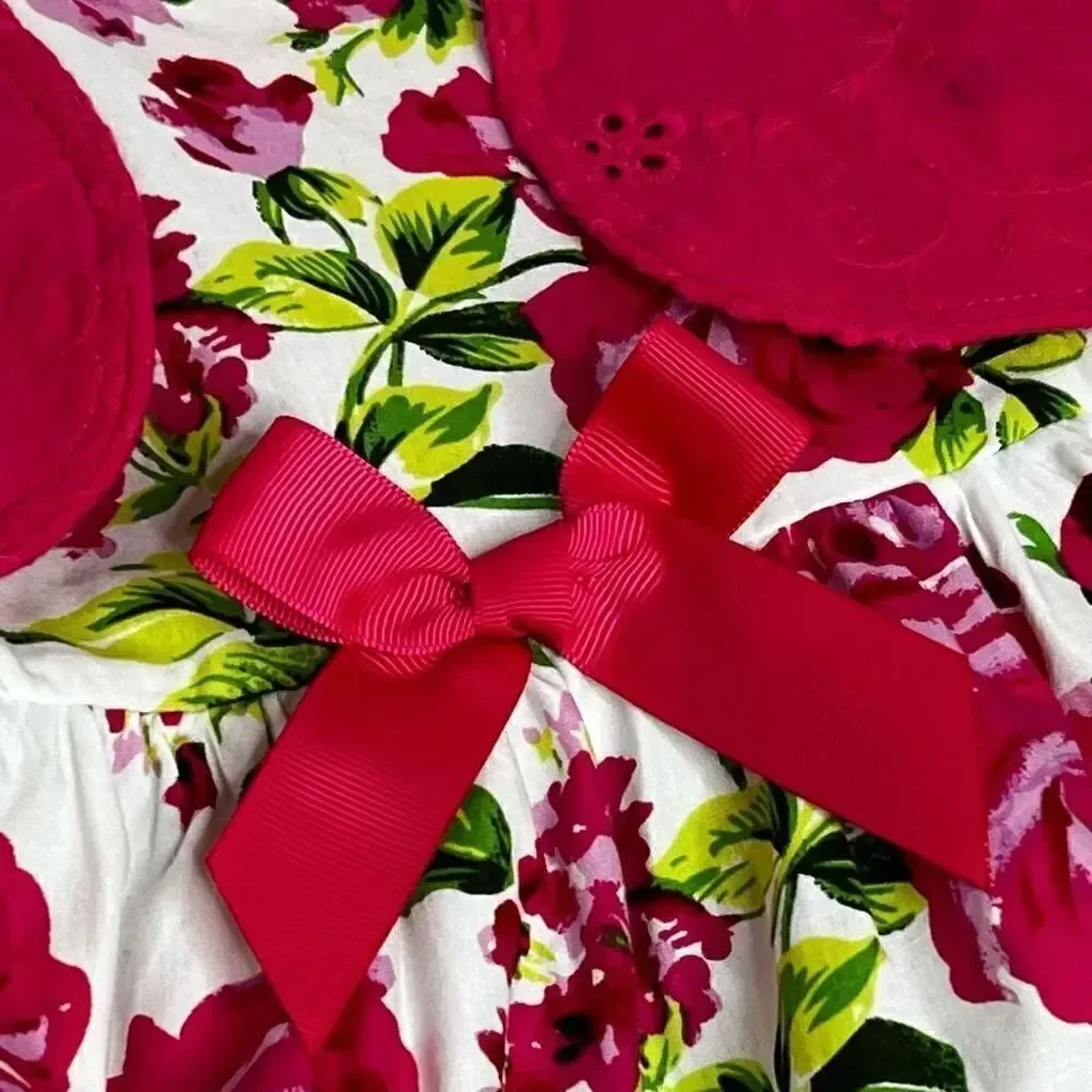 Sophie Rose hot pink floral dress size 6